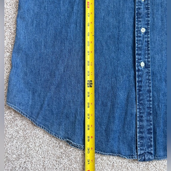 VINTAGE RALPH LAUREN Men's Denim Classic Fit Shirt Lightweight 100% Cotton XXL - Picture 4 of 8